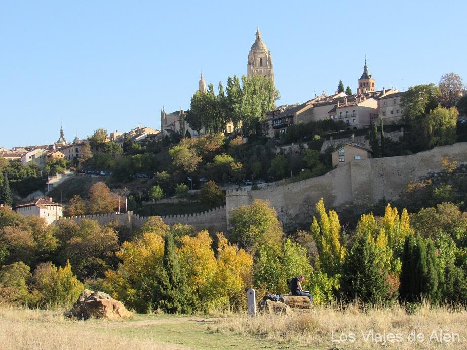 Vista de Segovia desde la Iglesia de Vera Cruz